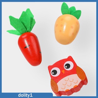 [Dolity1] เกมปริศนา รูปแครอท ของเล่นสําหรับเด็กอนุบาล อายุ 3 4 5 ปี