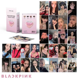 โปสการ์ดโฮโลแกรม Black-Pink JENNIE LISA JISOO ROSE HOLOGRAM Kpop สีดํา สีชมพู จํานวน 50 ชิ้น ต่อกล่อง