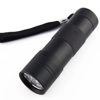 12 LED UV Torch Light 395nm Multifunction Mini Portable Ultraviolet Flashlight