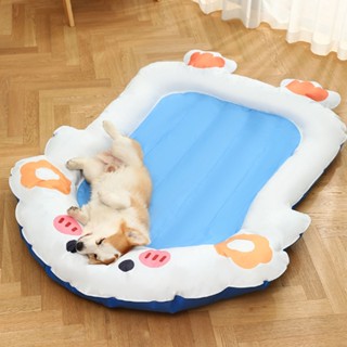 Pets Shop Pet Cooling Mat เตียงนอนนุ่มยืดหยุ่นพับได้ทนต่อการฉีกขาด Dog สำหรับสุนัขแมวฤดูร้อน