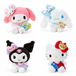 ของเล่นตุ๊กตาการ์ตูน Sanrio Kuromi Melody Cinnamoroll Hello Kitty น่ารัก ขนาด 20 ซม. ของขวัญ สําหรับตกแต่ง