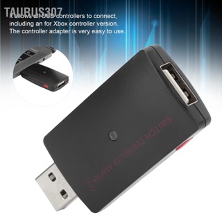 Taurus307 ตัวแปลงอะแดปเตอร์ควบคุมบลูทูธไร้สาย USB แบบพกพาสำหรับ PS4 คอนโซลเกมสวิตช์