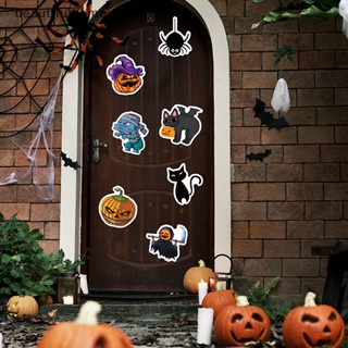 ｛Halloween Decor｝สติกเกอร์ไวนิล ลายฟักทองฮาโลวีน กันน้ํา 100 ชิ้น