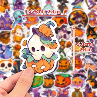 ｛Halloween Decor｝สติกเกอร์ ลายการ์ตูนแม่มดฮาโลวีน กันน้ํา สําหรับตกแต่งรถจักรยานยนต์ แล็ปท็อป โทรศัพท์ กระเป๋าเดินทาง รถยนต์ 50 ชิ้น ~