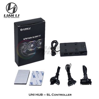 Lian LI UNI ฮับควบคุมพัดลมระบายความร้อน AL120 SL120 SL140 เชื่อมต่อ L-Connected 3 PW24PV2-1