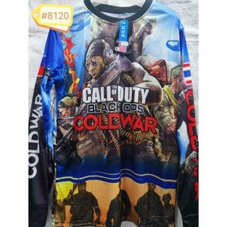 เสื้อกีฬาแขนยาว ลาย call of duty