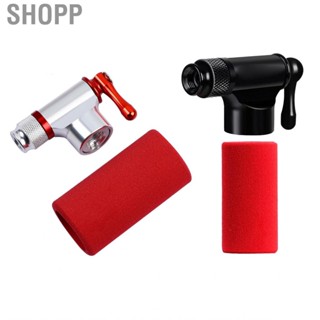 Shopp CO2 Bike Tire Inflator Quick Inflation Portable Pump Tool Kit with Sponge Cover for Mountain Road Bikes