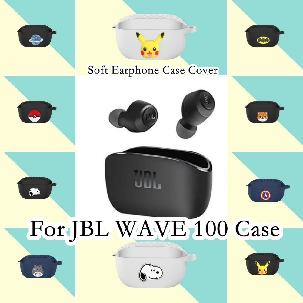 พร้อมส่ง!  เคสหูฟัง แบบนิ่ม กันกระแทก ลายการ์ตูน สําหรับ JBL Wave 100 JBL Wave 100 TWS