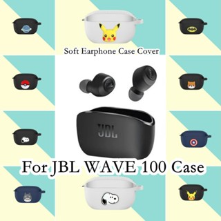 【Yoshida】เคสหูฟัง แบบนิ่ม กันกระแทก ลายการ์ตูน สําหรับ JBL Wave 100 JBL Wave 100 TWS