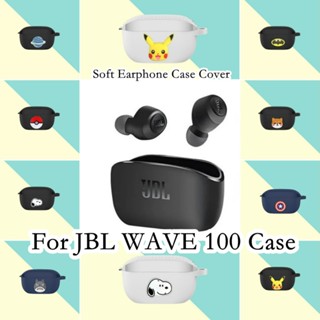 พร้อมส่ง!  เคสหูฟัง แบบนิ่ม กันกระแทก ลายการ์ตูน สําหรับ JBL Wave 100 JBL Wave 100 TWS