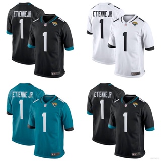 เสื้อกีฬาแขนสั้น ลายทีมชาติฟุตบอล Ani NFL Jacksonville Jaguars Game Jersey Travis Etienne พลัสไซซ์