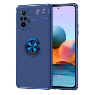 เคสโทรศัพท์ซิลิโคน TPU แบบนิ่ม มีแหวนแม่เหล็ก สําหรับ Xiaomi Redmi Note 10 Pro Max 4G Note 10 Pro Max 4G