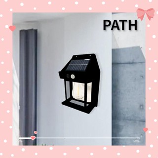 Path โคมไฟทังสเตน พลังงานแสงอาทิตย์ สําหรับติดผนัง ลานกลางแจ้ง