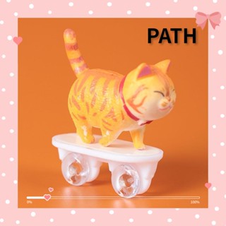 Path ลูกล้อกล่องเก็บของ อเนกประสงค์ มีกาวในตัว หมุนได้ สีขาว สําหรับเฟอร์นิเจอร์ 4 ชิ้น