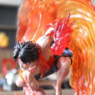 โมเดลฟิกเกอร์ One Piece Reborn Ace PVC ขนาดมินิ ของเล่นสําหรับเด็ก