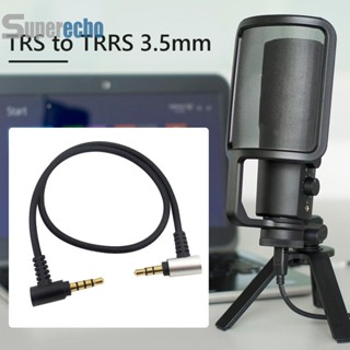 อะแดปเตอร์ไมโครโฟน 3.5 มม. TRS เป็น TRRS สําหรับ RODE VideoMic Pro+/VideoMic GO Mic [superecho.th]