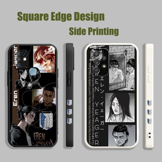 เคสโทรศัพท์มือถือ สําหรับ Samsung M01S A03 A13 A23 M02S A33 อนิเมะ เอเรน ผ่าพิภพไททัน ภาค Attack on titan Eren FGQ02