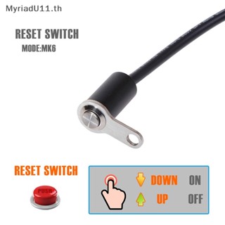 Myriadu ปุ่มสวิตช์เปิด ปิด รีเซ็ตแฮนด์บาร์รถจักรยานยนต์ กันน้ํา 12V
 .