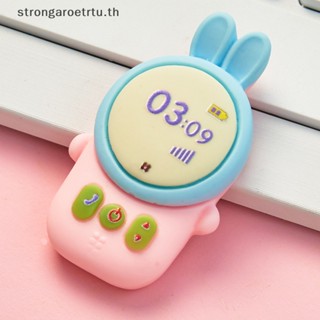 Strongaroetrtu กล่องโทรศัพท์มือถือจําลอง ขนาดเล็ก สําหรับบ้านตุ๊กตา 2 ชิ้น