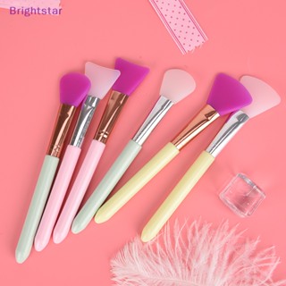 Brightstar 1 ชิ้น แปรงแต่งหน้า ซิลิโคน พอกหน้า โคลน ผสม ดูแลผิวหน้า 3 รูปแบบ ใหม่