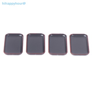 Hihappyhour โมเดลจานซูชิจิ๋ว 1:12 สําหรับตกแต่งบ้านตุ๊กตา 4 ชิ้น ต่อชุด