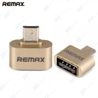 OTG Remax Micro USB สต็อกไทยส่งด่วนใน48ชม ของแท้รับประกัน 1 ปี เป็นอุปกรณ์แปลงจาก Micro USB เป็น USB OTG ใช้งานเชื่อม...