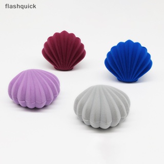 Flashquick กล่องกํามะหยี่น่ารัก สําหรับใส่เครื่องประดับ ต่างหู สร้อยคอ สร้อยข้อมือ แหวนหมั้น งานแต่งงาน