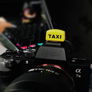 [qingyu] Taxi ฝาครอบป้องกันฮอตชูกล้อง SLR กันฝุ่น ลายการ์ตูนน่ารัก พร้อมส่ง