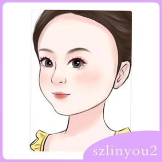 [szlinyou2] แผ่นบอร์ดวาดภาพระบายสี น้ําหนักเบา ล้างทําความสะอาดได้ สําหรับผู้เริ่มต้นแต่งหน้า ร้านเสริมสวย และใช้ในบ้าน