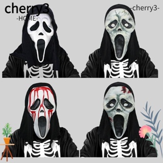 Cherry3 พร็อพคอสเพลย์ หน้าผีน่ากลัว แฟชั่น|กะโหลกสยองขวัญ ตลก ฮาโลวีน