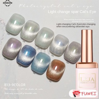 2023 ใหม่ Aurora ยาทาเล็บเปลี่ยนสีความเร็วแสงเปลี่ยน Spar Cats Eye Nail Polish ร้านทำเล็บชุดพิเศษ ↑fuwei booboom