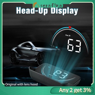 Rf โปรเจคเตอร์วัดความเร็วกระจกหน้ารถยนต์ OBD2 Head Up Display OBD Hud ดิจิทัล