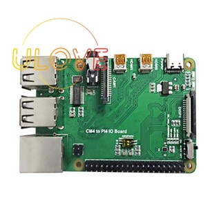 อะแดปเตอร์บอร์ดขยายฐาน CM4 เป็น 4B CM4 เป็น PI4B สําหรับ Raspberry Pi CM4 IO