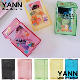 Yann1 กล่องพลาสติกใส สําหรับใส่รูปภาพ DIY