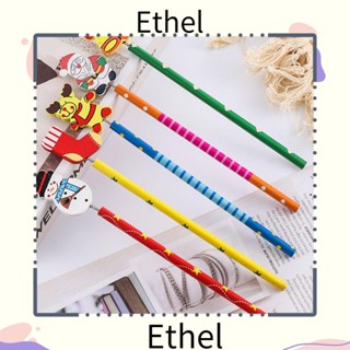 Ethel1 ดินสอ ยางลบ ลายคริสต์มาส สโนว์แมน สําหรับวาดภาพ เครื่องเขียน 3 5 ชิ้น