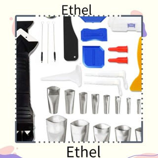 Ethel1 ที่ขูดกาว พลาสติก และโลหะ สําหรับขูดกาวติดกระจกหน้าต่าง