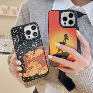 เคสโทรศัพท์มือถือ แบบแข็ง ลาย Disney Lion King Casetify สําหรับ iPhone 14 13 12 11 Pro Max Plus