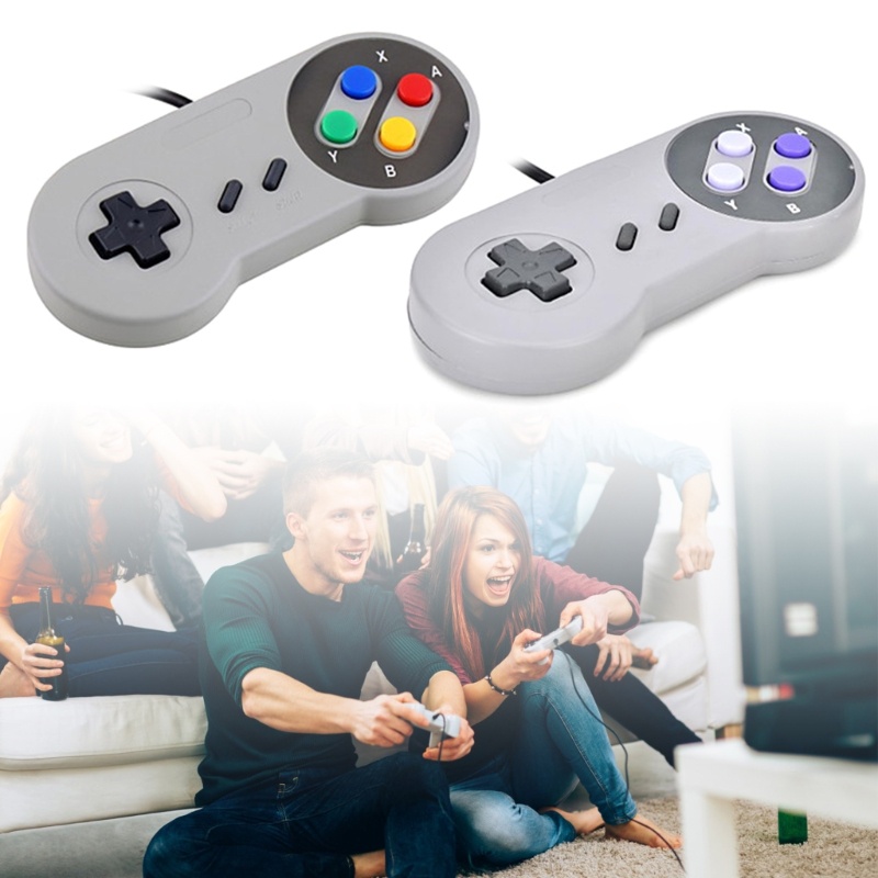 Niki Gamepad 16Bit Controller Cable สําหรับ SNES System Console Control Pad