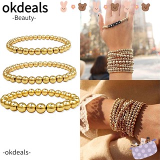 Okdeals สร้อยข้อมือ ประดับลูกปัด CCB แฮนด์เมด