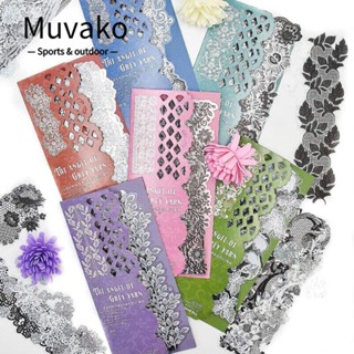 Muvako สติกเกอร์ PET สีขาว สีดํา สําหรับตกแต่งสมุดภาพ DIY 60 ชิ้น