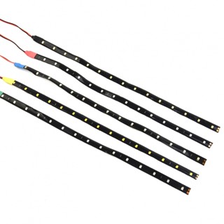 สายไฟ LED 15SMD 60LM 30 ซม. ยืดหยุ่น สําหรับติดรถยนต์