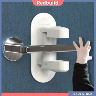 Redbuild|  อุปกรณ์ล็อคมือจับประตู ป้องกันเด็ก ติดตั้งง่าย เพื่อความปลอดภัย สําหรับบ้าน ห้องนอน ตู้ สัตว์เลี้ยง