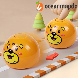 Oceanmapdz รถกดและไป ABS เฉื่อย หมีนักบินอวกาศ การ์ตูนกระต่าย ของเล่นเด็ก