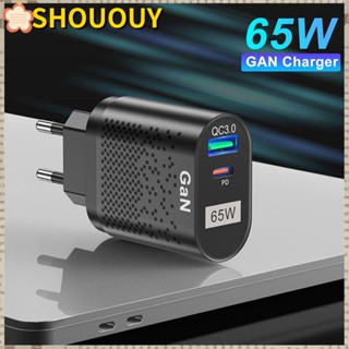 Shououy ที่ชาร์จโทรศัพท์มือถือ ปลั๊ก EU US เกาหลี USB Type C