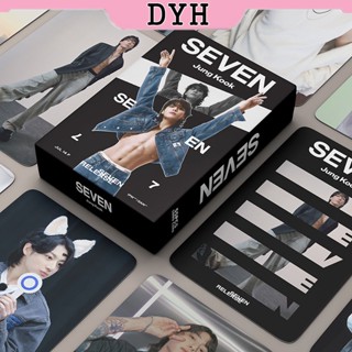 BTS JUNGKOOK การ์ด โปสการ์ด SEVEN KPOP LOMO Card 55 ชิ้น/กล่อง