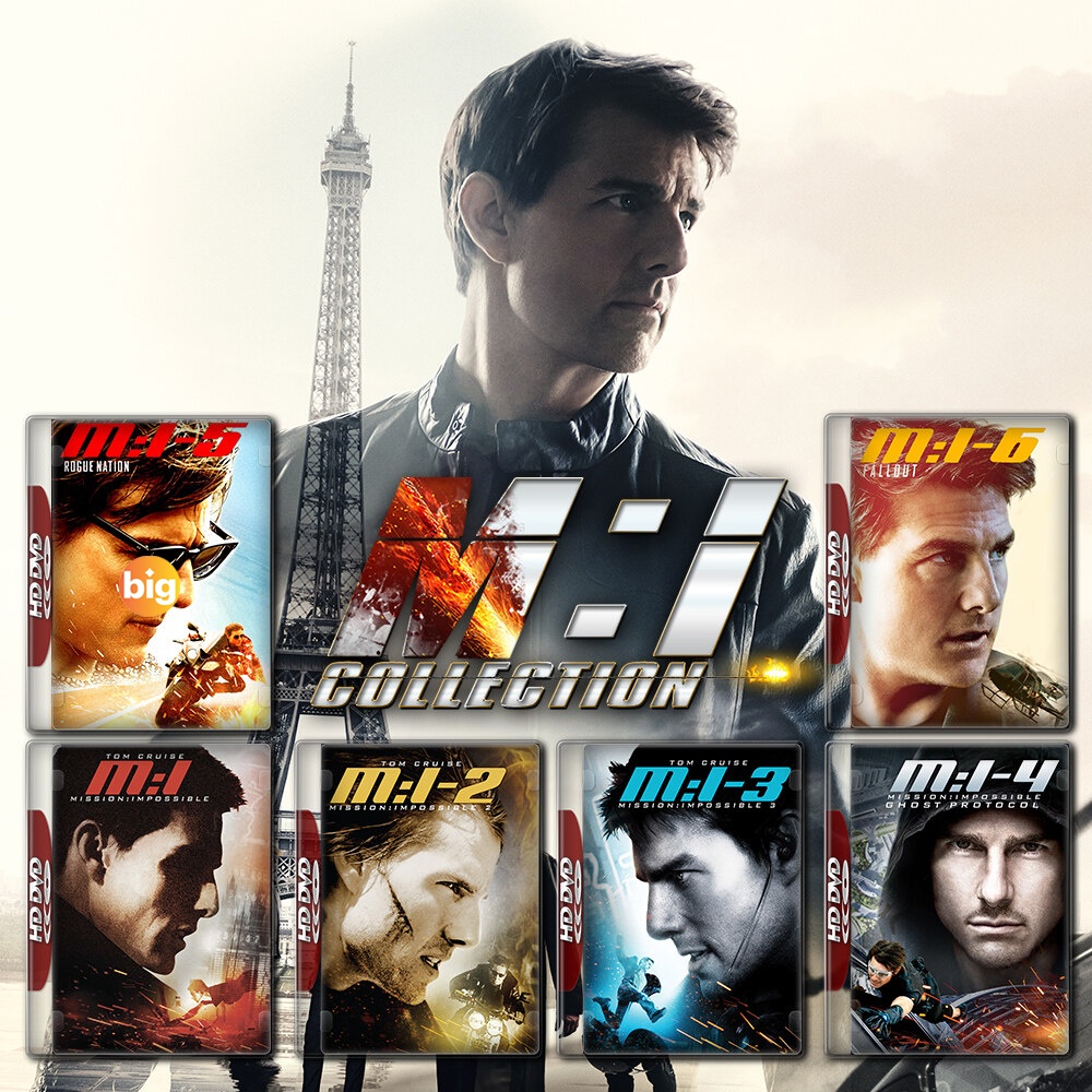 แผ่น 4K หนังใหม่ Mission Impossible มิชชั่นอิมพอสซิเบิ้ล ภาค 1-6 4K หนัง มาสเตอร์ เสียงไทย (เสียง ไท