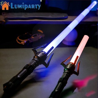 Lumiparty 2-in-1 ชุดดาบไฟกระพริบ Led เปลี่ยนสีได้ สําหรับเด็ก