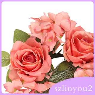 [szlinyou2] พวงหรีดเชิงเทียน สไตล์โบโฮ สําหรับงานแต่งงาน ห้องนอน ปาร์ตี้ เตาผิง