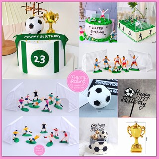 โมเดลแต่งเค้ก นักฟุตบอล ประตูฟุตบอล แต่งเค้กฟุตบอล โมเดลถ้วย…