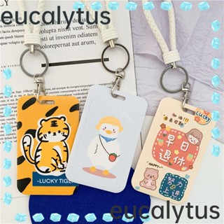 Eucalytus1 ที่ใส่นามบัตร บัตรประจําตัว ธนาคาร สําหรับผู้ชาย ผู้หญิง